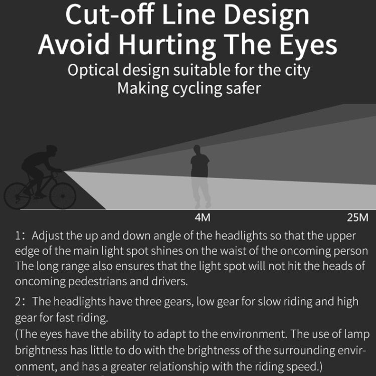 BG-1901 Bicycle USB Charging Speaker Front Lamp Multi-Function Cycling Equipment, Mountain Bike Headlight