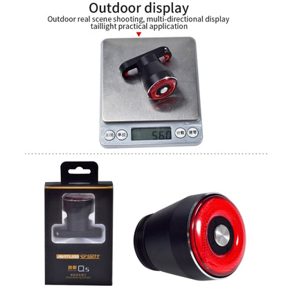 Antusi Q5 Bicycle Rear Light Automatic Brake Induction Taillight, Q5
