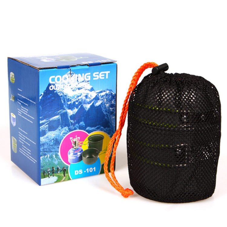 DS-101 Portable Outdoor Camping Cooking Set Picnic Boiler Cookware Combination