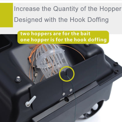 D18 Smart RC Three Hoppers Fishing Bait Boat 2kg Load 500m Remote Control, D18