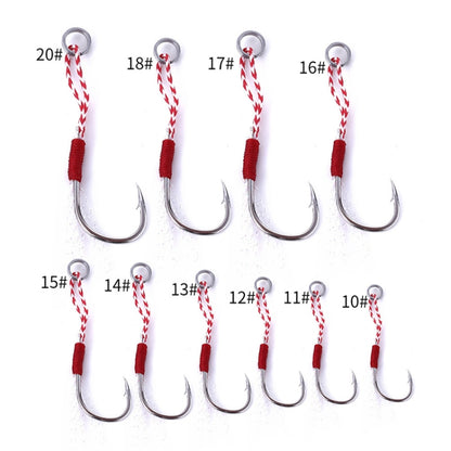 5pcs / Pack HENGJIA 15# Tied Wire Iron Hook Deep Sea Fishing Hook, 15#