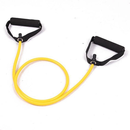 Fitness Exercise Resistance Bands Stretch Elastic Rope Workout Yoga Rally Muscle Training Exercise Rope, Size:5*9*1200mm, Random Color Delivery, Size:5*9*1200mm