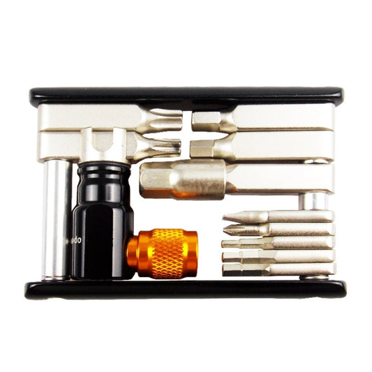 BIKERSAY BT037 14 in 1 Folding Screwdriver Hexagon Wrench Allen Key CO2 Gas Nozzle Tool Kits, BT037 14 in 1