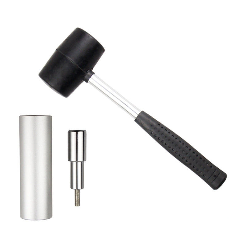 BIKERSAY BT042T Bicycle Fork Star Nut Installation Tool Bowl Set Toothless Bike Sunflower Installation Tools with Rubber Hammer, BT042T