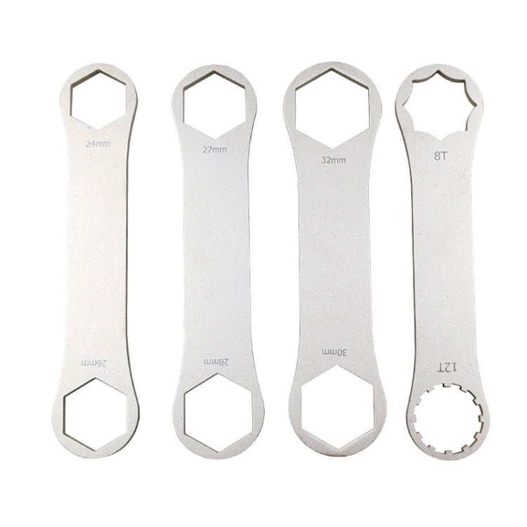BIKERSAY BT050A Multifunctional Stainless Steel Bicycle Fork Wrench Double Head Spanner, BT050B, BT050C, BT050D, BT050A