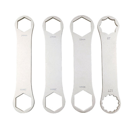 BIKERSAY BT050A Multifunctional Stainless Steel Bicycle Fork Wrench Double Head Spanner, BT050B, BT050C, BT050D, BT050A