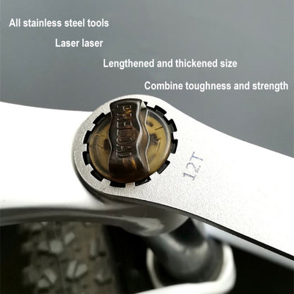 BIKERSAY BT050A Multifunctional Stainless Steel Bicycle Fork Wrench Double Head Spanner, BT050B, BT050C, BT050D, BT050A