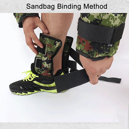 A Pair of Selling Fitness Loading Equipment Ankle Weights Gaiter Sandbags, Adjustable Invisible Running Sports Sandbags, Weight: 3kg, Weight: 3kg