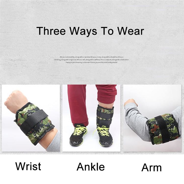 A Pair of Selling Fitness Loading Equipment Ankle Weights Gaiter Sandbags, Adjustable Invisible Running Sports Sandbags, Weight: 3kg, Weight: 3kg