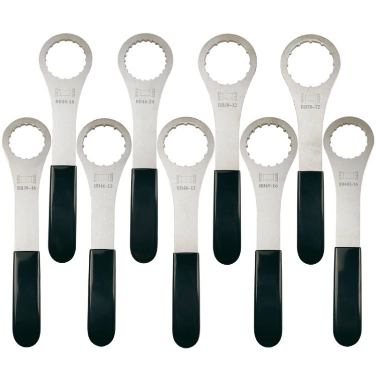 BIKERSAY BB50-12 Bicycle Repair Tools Multi-function Wrench Tool Stainless Steel Axis Spanner, BB50-12