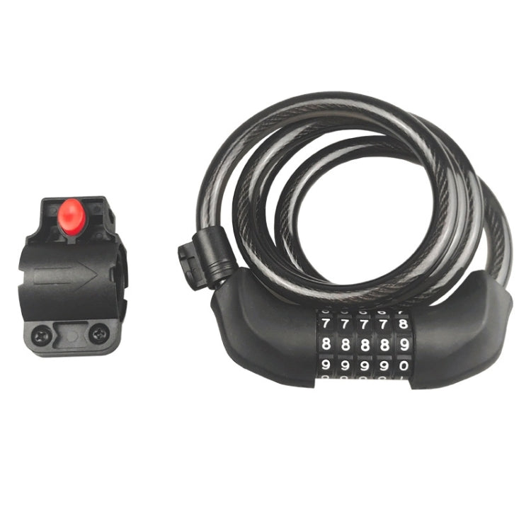 BIKERSAY BK042A 120cm Bicycle Anti-theft Password Lock, BK042A
