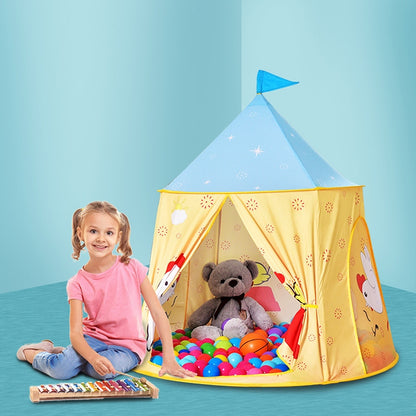 Chick Pattern Children Indoor Outdoor Tent Play House Ocean Balls Game Castle, Chick Pattern