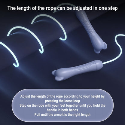 Fitness Men Women Lose Weight Essential Exercise Slimming Glowing Skipping Rope, Style: Corded, Corded