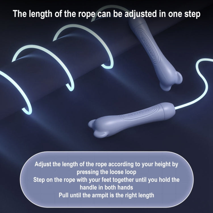 Fitness Men Women Lose Weight Essential Exercise Slimming Glowing Skipping Rope, Style: Cordless, Cordless