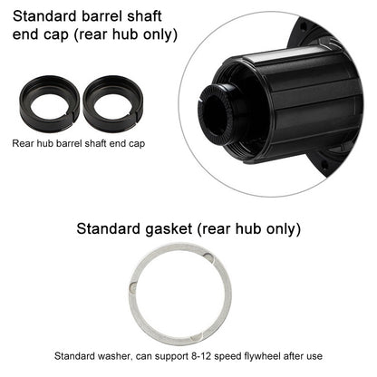GUB 1421 Carbon Fiber Disc Bike Hub, GUB 1421
