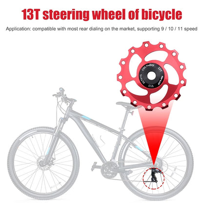 GUB V13 13T Bicycle Rear Derailleur Jockey Wheel