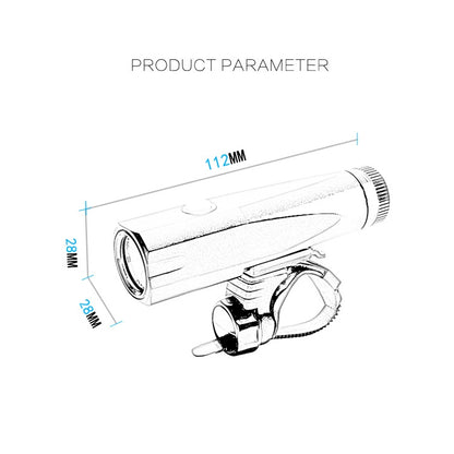 BG-1901 Bicycle USB Charging Speaker Front Lamp Multi-Function Cycling Equipment, LR-Y1