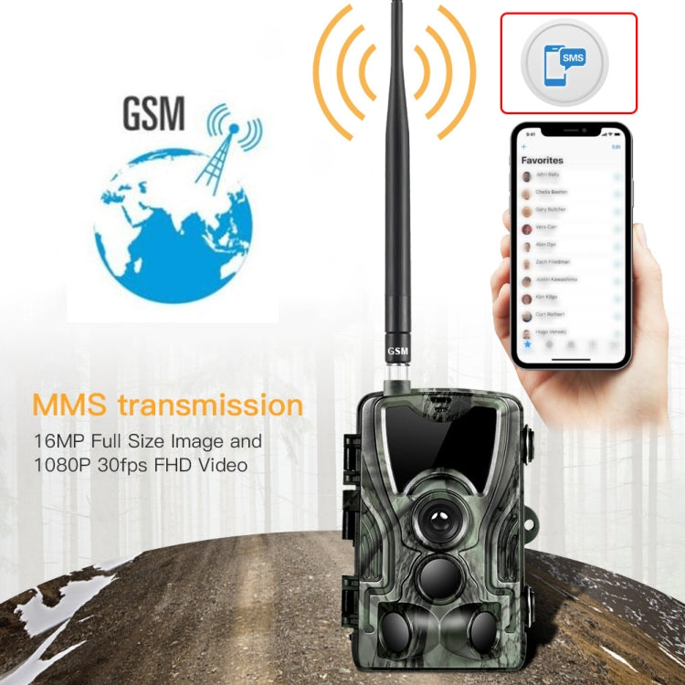 HC801M 2G GSM Waterproof IP66 IR Night Vision Security Hunting Trail Camera, 120 Degree PIR Angle, HC801M 2G GSM