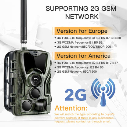 HC801M 2G GSM Waterproof IP66 IR Night Vision Security Hunting Trail Camera, 120 Degree PIR Angle, HC801M 2G GSM