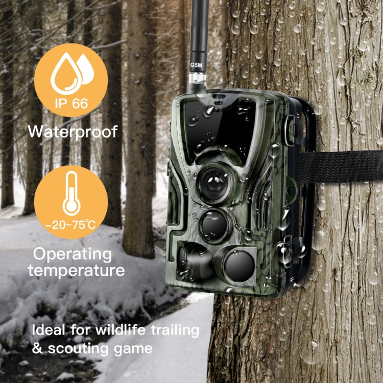HC801M 2G GSM Waterproof IP66 IR Night Vision Security Hunting Trail Camera, 120 Degree PIR Angle, HC801M 2G GSM