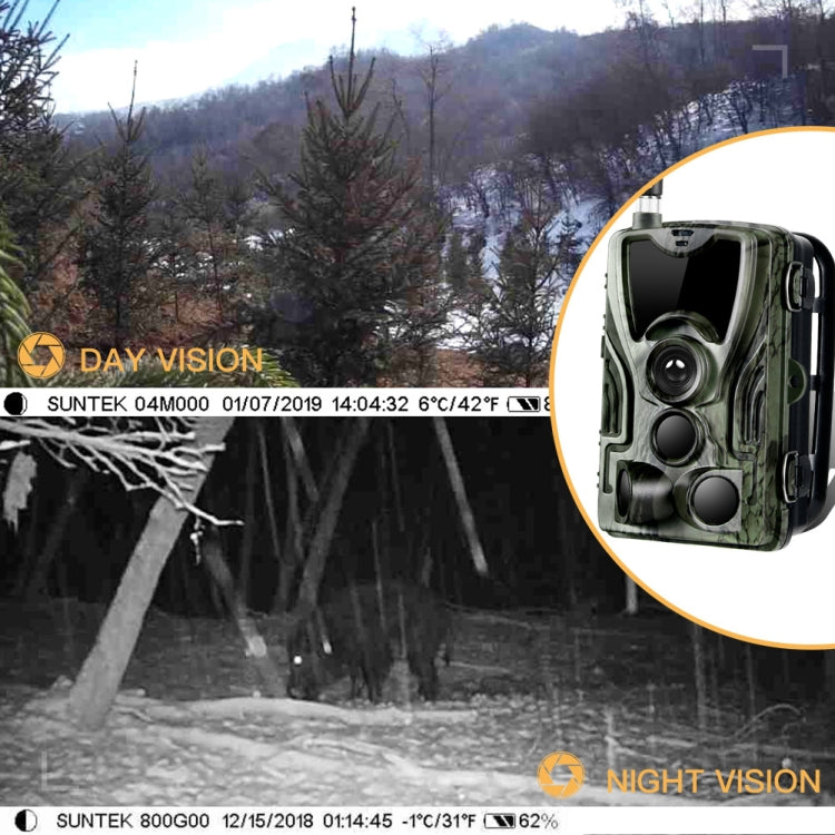 HC801M 2G GSM Waterproof IP66 IR Night Vision Security Hunting Trail Camera, 120 Degree PIR Angle, HC801M 2G GSM