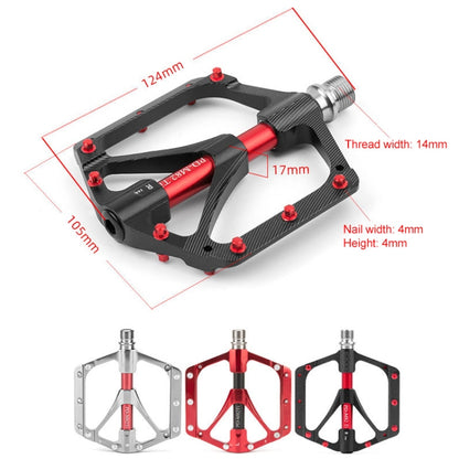 PROMEND PD-M82-TI 1 Pair Mountain Bicycle Titanium Alloy Shaft 3-Bearings Wide Pedals, PD-M82-TI
