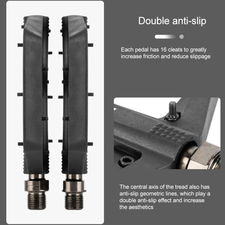 PROMEND PD-M42 1 Pair Mountain Bicycle Nylon High-speed Bearing Pedals, PD-M42