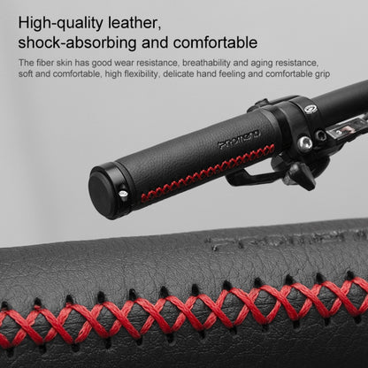 PROMEND GR-501 1 Pair Microfiber Leather Mountain Bicycle Grips Cover, GR-501