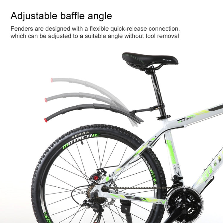 PROMEND NB-28370 1 Pair Bicycle Quick Release Plastic Retractable Mudguard, PROMEND NB-28370