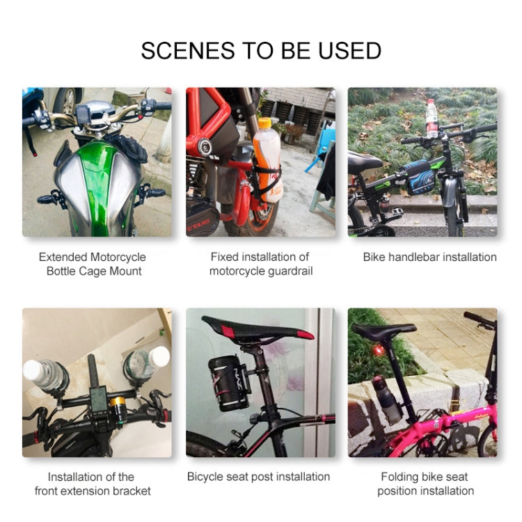 PROMEND FJJ-280N CNC Aluminum Alloy Bicycle Adapter Seat for Bottle Cage