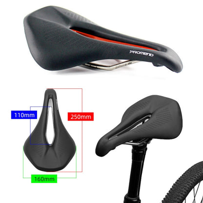 PROMEND SD-576 Nylon Fiber Triathlon Bicycle Saddle, SD-576 / Black Red, SD-576 / Black