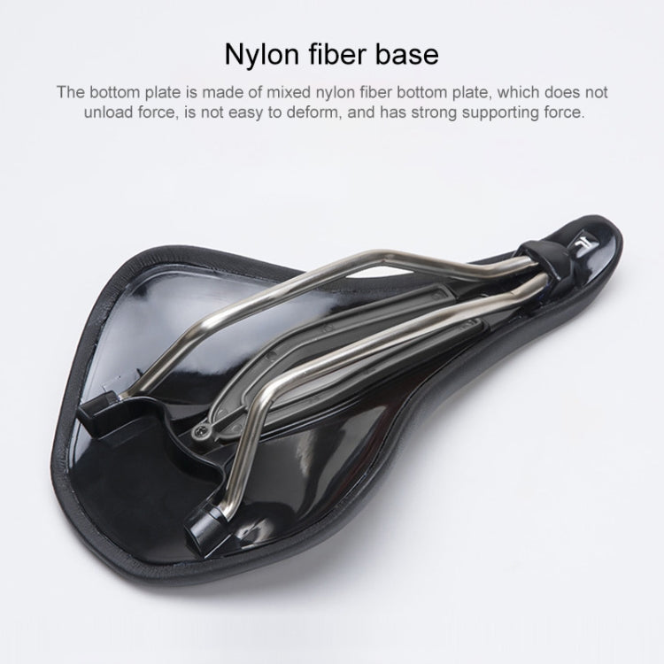 PROMEND SD-576 Nylon Fiber Triathlon Bicycle Saddle, SD-576 / Black Red, SD-576 / Black