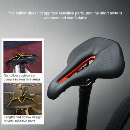 PROMEND SD-576 Nylon Fiber Triathlon Bicycle Saddle, SD-576 / Black, SD-576 / Black Red
