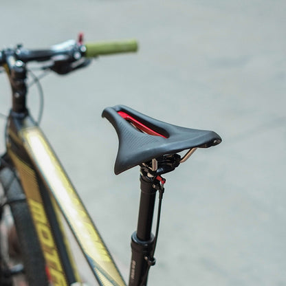 PROMEND SD-576 Nylon Fiber Triathlon Bicycle Saddle, SD-576 / Black Red, SD-576 / Black