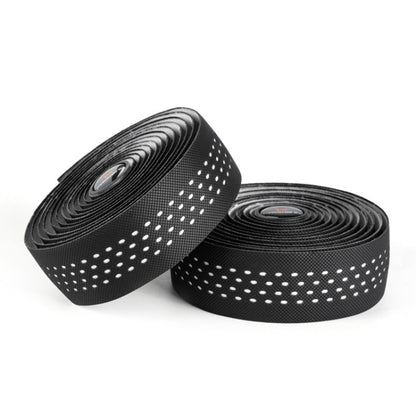 PROMEND GR-082 1 Pair Two-color Antiskid Bicycle Grips Tape, 215x3cm Black, 215x3cm Black+Green, 215x3cm Black Blue, 215x3cm Black White