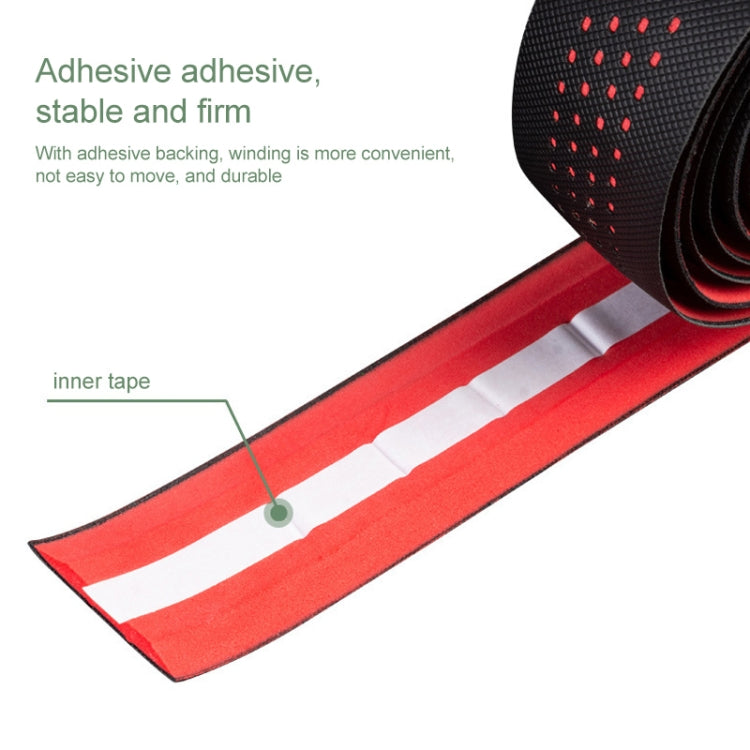 PROMEND GR-082 1 Pair Two-color Antiskid Bicycle Grips Tape, 215x3cm Black, 215x3cm Black+Green, 215x3cm Black Blue, 215x3cm Black White