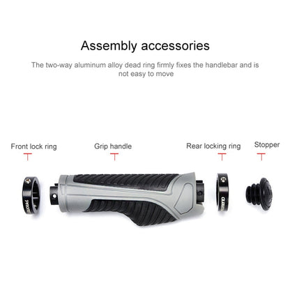 PROMEND GR-504 1 Pair TPR Ergonomic Ball Bicycle Grip Cover, GR-504