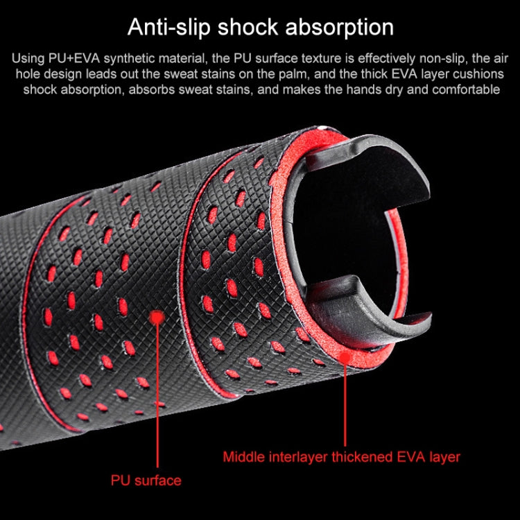 PROMEND GR-515 1 Pair Shock-absorbing Anti-skid Mountain Bike Grips Cover, GR-515
