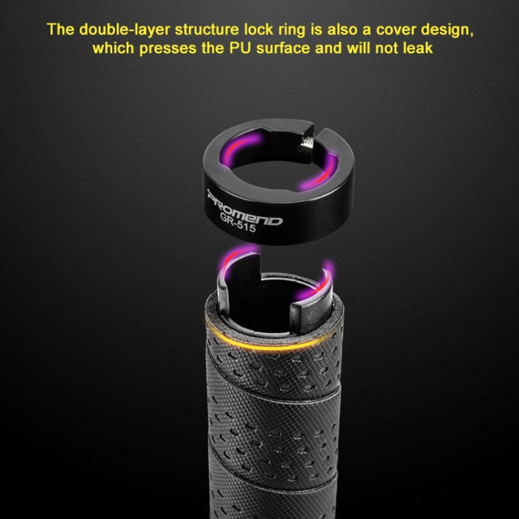 PROMEND GR-515 1 Pair Shock-absorbing Anti-skid Mountain Bike Grips Cover, GR-515
