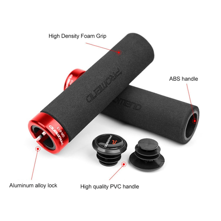 PROMEND GR-513 1 Pair Bicycle Antiskid Sweat-absorbing Sponge Grips Cover, GR-513