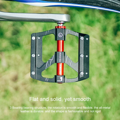 PROMEND PD-M88 1 Pair Mountain Bicycle Aluminum Alloy 3-Bearings Pedals, PD-M88