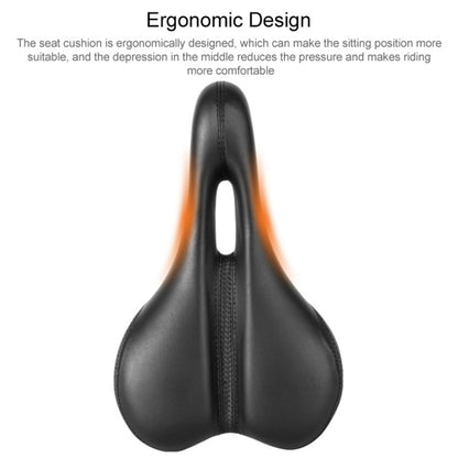 PROMEND SD-3301URN Hollow Breathable Memory Foam Bicycle Saddle, SD-3301URN