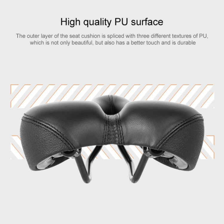 PROMEND SD-3301URN Hollow Breathable Memory Foam Bicycle Saddle, SD-3301URN