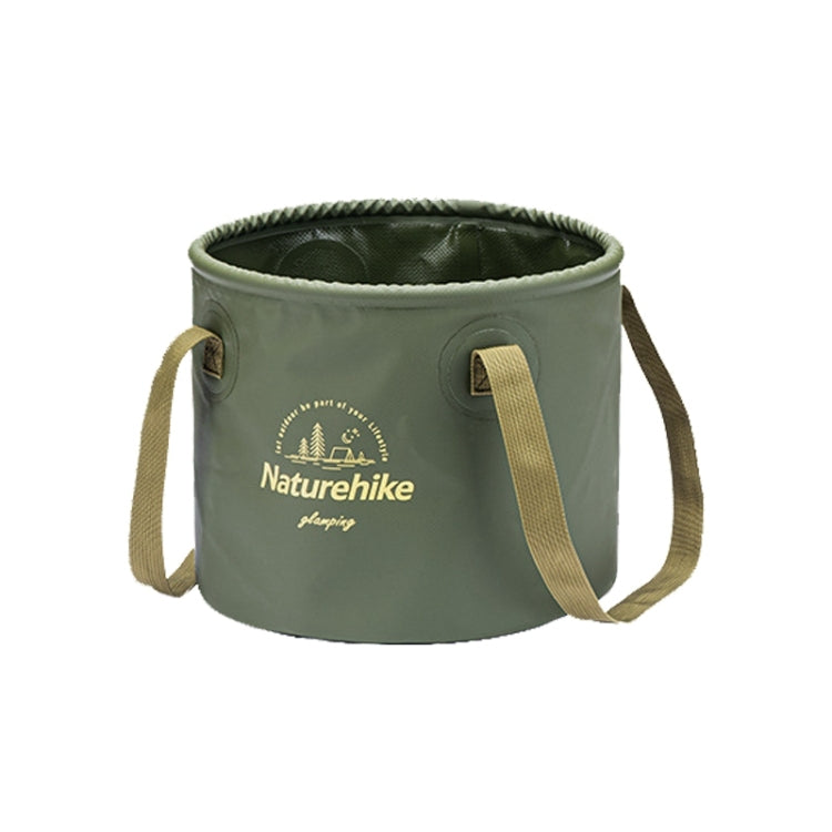 Naturehike NH20SJ040 10L PVC Outdoor Camping Foldable Water Storage Bucket, 10L
