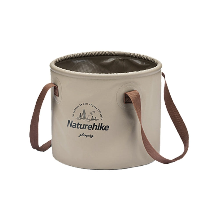 Naturehike NH20SJ040 10L PVC Outdoor Camping Foldable Water Storage Bucket, 10L