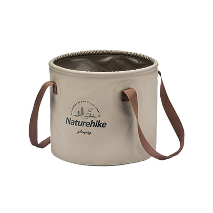Naturehike NH20SJ040 10L PVC Outdoor Camping Foldable Water Storage Bucket, 10L