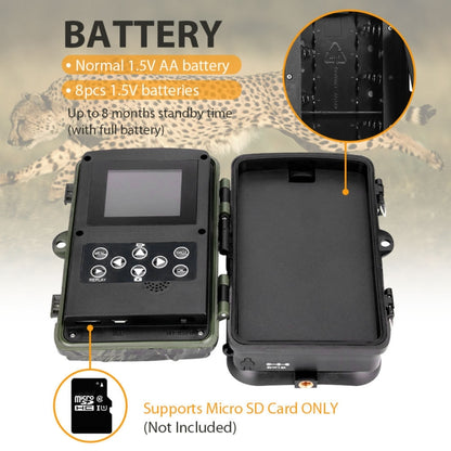 HC801LTE 4G EU Version Waterproof IP65 IR Night Vision Security 16MP Hunting Trail Camera, 120 Degree Angle, HC801LTE EU Version