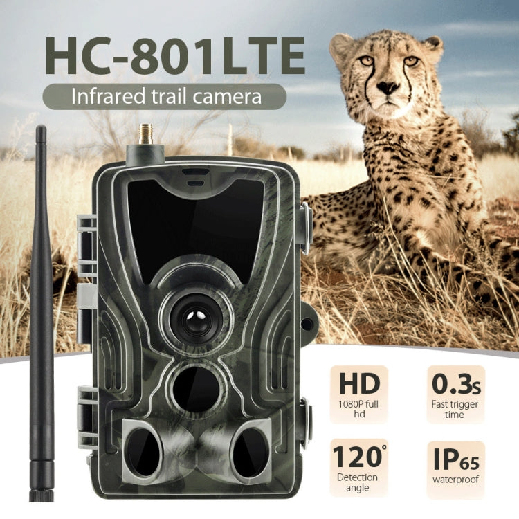 HC801LTE 4G US Version Waterproof IP65 IR Night Vision Security 16MP Hunting Trail Camera, 120 Degree Angle, HC801LTE US Version