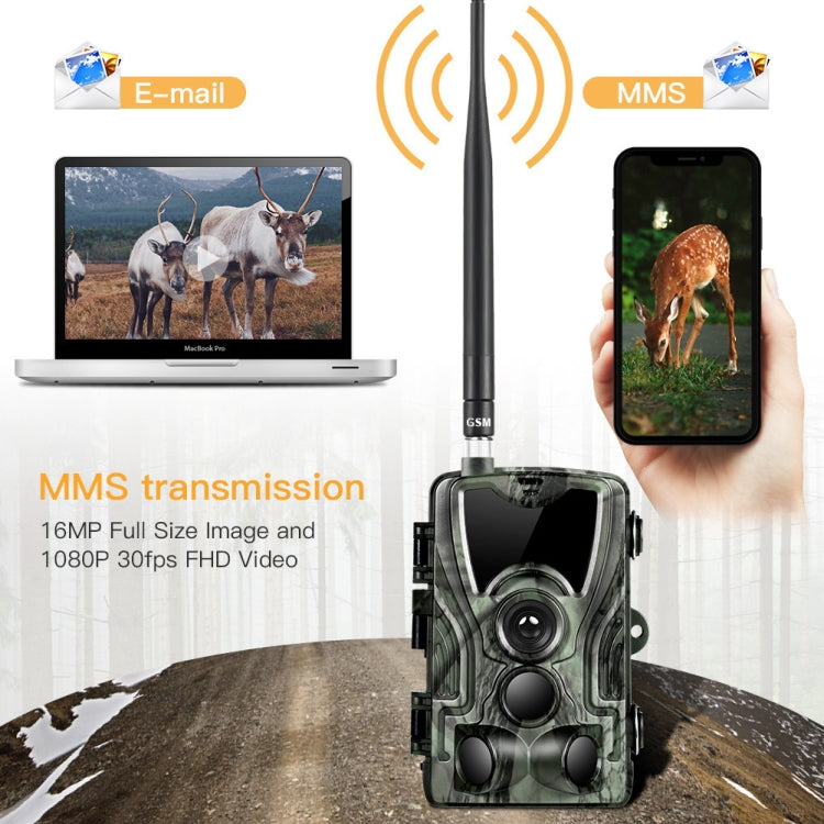 HC801LTE 4G US Version Waterproof IP65 IR Night Vision Security 16MP Hunting Trail Camera, 120 Degree Angle, HC801LTE US Version