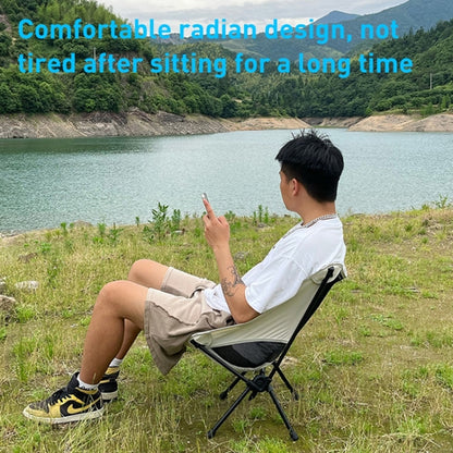 Small Outdoor Camping Leisure Beach Portable Folding Chair, Small(Navy Blue), Small (White), Small(Black), Small(Grey)